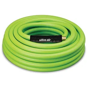 575-50A – TRUFLATE Air Hose, 3/8 Inch Diameter 50 Foot Length 300 PSI Working Pressure 1/4 Inch Male NPT Green